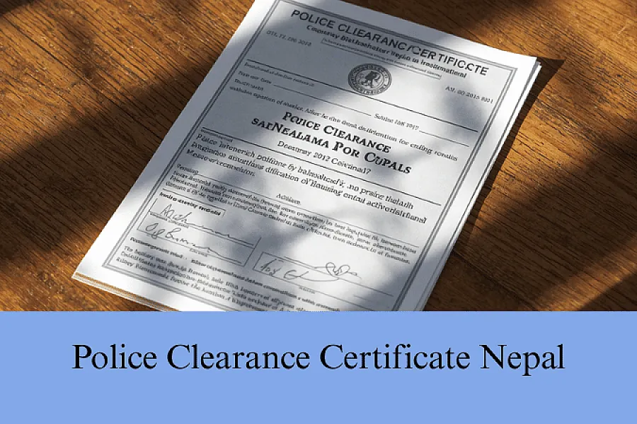 Police Clearance Certificate in Nepal 2082/83 (2026)