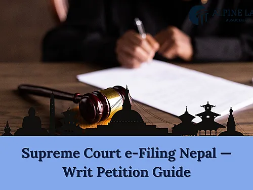 Supreme Court e-Filing in Nepal 2026 — Writ Petition Guide